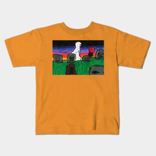 Retro Ghost Kids T-Shirt